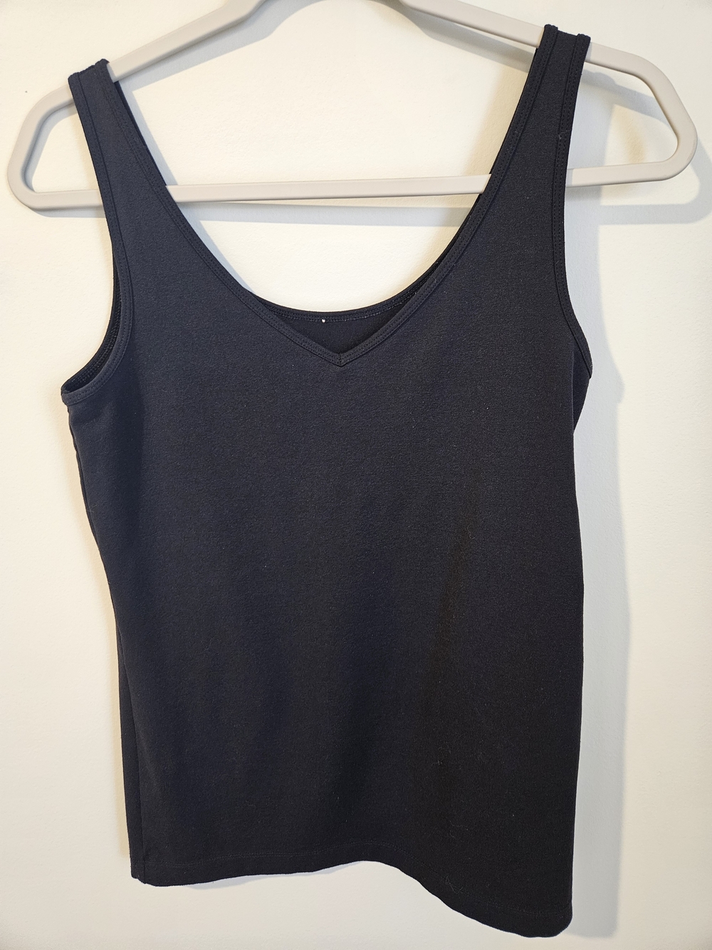 BANANA REPUBLIC FACTORY REVERSIBLE LAYERING TANK, BLACK SIZE MEDIUM